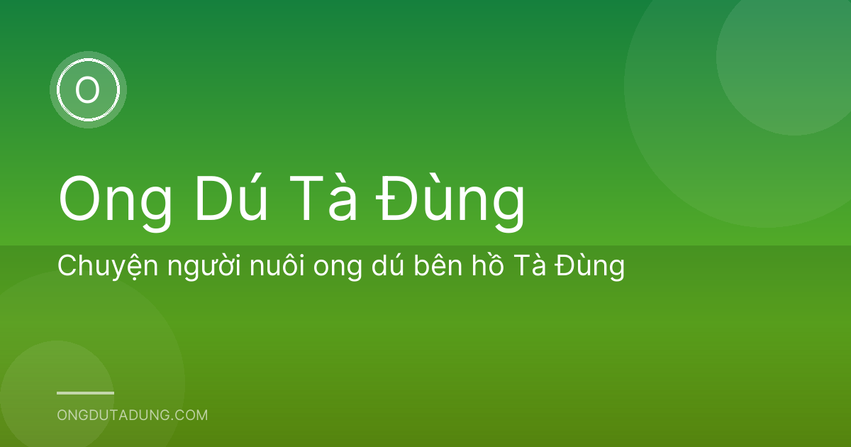 Chuyện người nuôi ong dú bên hồ Tà Đùng