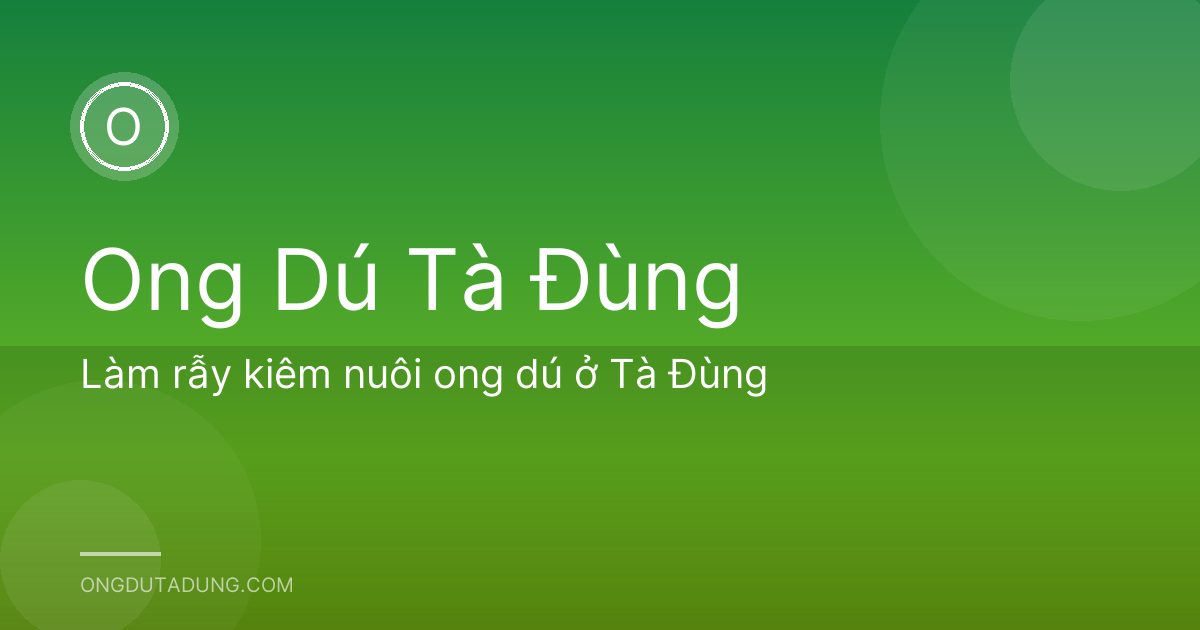 Làm rẫy kiêm nuôi ong dú ở Tà Đùng